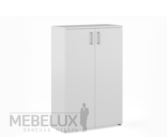 Офисный шкаф средний закрытый ХTШ-03 Хайтек Люкс 800х360х1200 мм